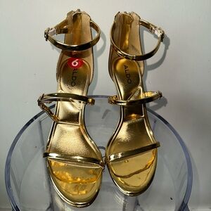 ALDO Strappy Gold Sandal